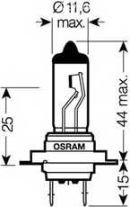 Запчасти и расходники - Лампа ORIGINAL LINE 1шт. (H7) 12V 55W PX26d качество ориг. з/ч (ОЕМ) OSRAM