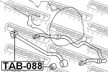 Запчасти и расходники - Сайлентблок рычага Toyota Land Cruiser FJ80/FZJ80/HDJ80/HZJ80 90-98 FEBEST