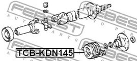 Spare Parts and Consumables - Подшипник карданного вала подвесной Toyota Fortuner GGN50 05-12 FEBEST TCBK