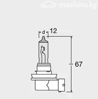 Авто тетиктер жана сарптоолору - Автолампа_OSRAM_галоген_64211CBI-HCB 55W12V OSRAM 64211CBIHCB