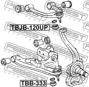 Spare Parts and Consumables - Пыльник опоры шаровой нижнего рычага toyota land cruiser 100 hdj101/uzj100