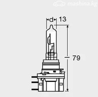 Spare Parts and Consumables - Лампа ORIGINAL LINE 1шт. (H15) 24V 20/60W PGJ23t-1 качество ориг. з/ч (ОЕМ)