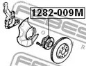 Spare Parts and Consumables - К-кт подшипника ступицы задн. Hyundai Santa Fe 2.2/2.7i/CRDi 06> FEBEST 128