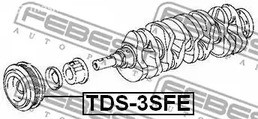 Spare Parts and Consumables - Шкив коленвала Toyota Carina 92-97 FEBEST TDS3SFE