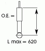 Spare Parts and Consumables - Амортизатор задний RH+LH KYB 343272