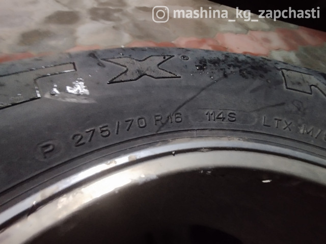 Tires - Шины с диском MICHELIN 275/70R16