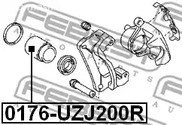 Spare Parts and Consumables - Поршень суппорта заднего Febest 0176UZJ200R