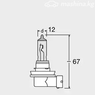 Авто тетиктер жана сарптоолору - Автолампа_OSRAM_галоген_64211CBI-HCB 55W12V OSRAM 64211CBIHCB