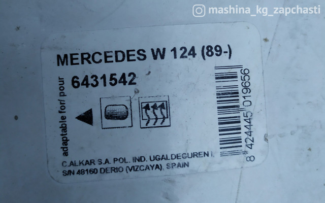 Spare Parts and Consumables - Зеркальные элементы Mercedes Benz W124