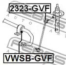 Авто тетиктер жана сарптоолору - Тяга стабилизатора переднегоVW Golf, Skoda Octavia 03> FEBEST 2323GVF