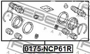 Запчасти и расходники - Ремкомплект суппорта FEBEST 0175NCP61R