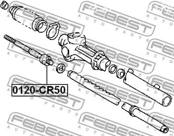 Запчасти и расходники - Тяга рулевая RH+LH Febest 0122CR50