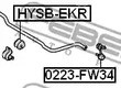 Запчасти и расходники - Втулка стабилизатора заднего Hyundai Sonata NF 04> FEBEST HYSBEKR