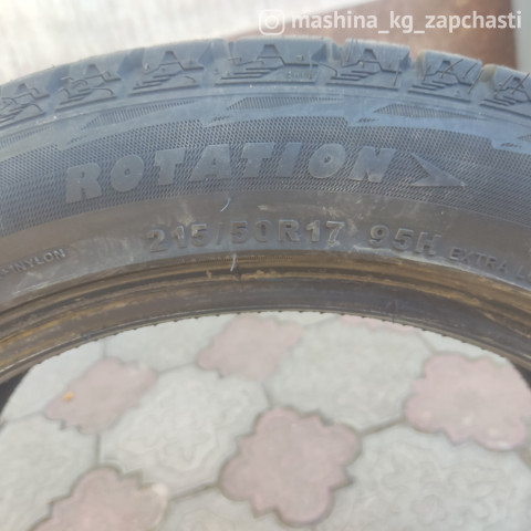 Tires - Продаю зимние балон 215/50/R17 Capsen