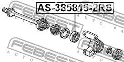 Авто тетиктер жана сарптоолору - Подшипник приводного вала 38x58x15 Honda Pilot YF4 07> FEBEST AS3858152RS