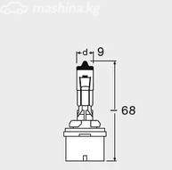 Spare Parts and Consumables - Лампа ORIGINAL LINE 1шт. (H27/1) 12V 27W PG13 качество ориг. з/ч (ОЕМ) OSRA