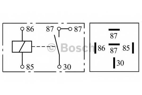 Spare Parts and Consumables - Реле универсальное Peugeot, Citroen, Ford, KIA, BMW, Volvo all 95> BOSCH 03