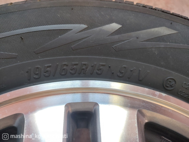 Wheel rims - Продаю диски r15 с летней резиной 195/65r15