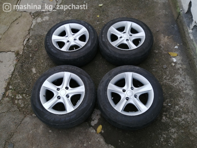 Wheel rims - Диски казаны R15, 4/114.3, с шинами