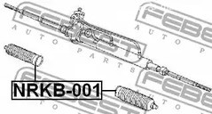 Запчасти и расходники - Пыльник рейки рулевой Nissan Almera N16 00> FEBEST NRKB001