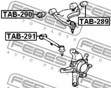 Spare Parts and Consumables - Сайлентблок рычага задн. подвески задний верхн.Toyota Mark 2 00-04, Lexus 4