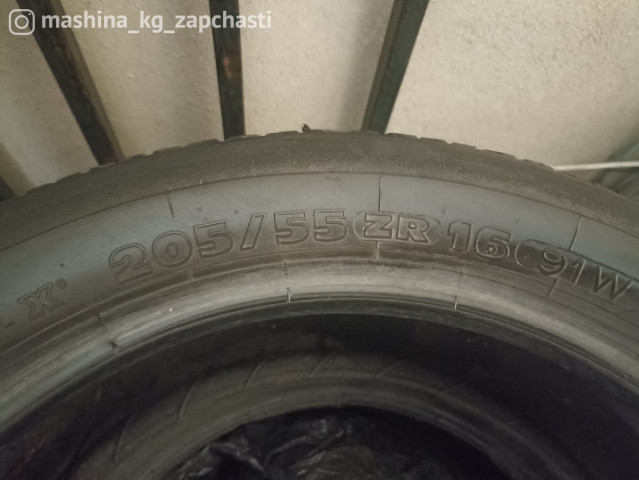 Tires - 205/55/16 лето(Mишелин-Япония)