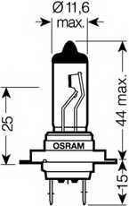 Авто тетиктер жана сарптоолору - Автолампа_OSRAM_галоген_64210 55W12V OSRAM 64210