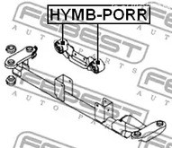 Запчасти и расходники - Сайлентблок задней подушки двигателя Hyundai Starex 96> FEBEST HYMBPORR