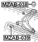 Запчасти и расходники - Сайлентблок рычага пер. Mazda MPV LW 99> FEBEST MZAB039