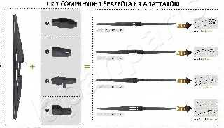 Spare Parts and Consumables - Japanparts_SS-X30R Щетка стеклоочистителя Japanparts SSX30R