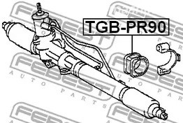 Авто тетиктер жана сарптоолору - Втулка рулевой рейки Febest TGBPR90