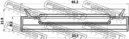 Запчасти и расходники - Сальник привода правый Chevrolet Epica 06> FEBEST 95PEY34660924C