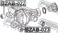 Авто тетиктер жана сарптоолору - Сайлентблок раздаточной коробки MB GL X164/ML W164 05> FEBEST BZAB023