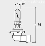 Spare Parts and Consumables - Автолампа_OSRAM_галоген_9005CBI-HCB 60W12V OSRAM 9005CBIHCB