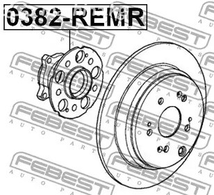 Запчасти и расходники - Ступица зад Febest 0382REMR