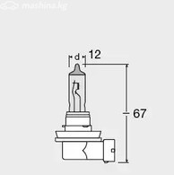 Spare Parts and Consumables - Автолампа_OSRAM_галоген_64211CBI-HCB 55W12V OSRAM 64211CBIHCB