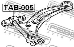 Spare Parts and Consumables - Сайлентблок рычага передний Toyota Camry 96-06,Lexus RX300 MCU10/15 98-03 F