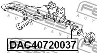 Spare Parts and Consumables - Подшипник ступ.пер.VW Golf 87-99/Passat 88-96 FEBEST DAC40720037