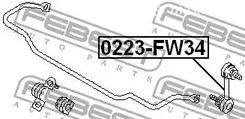 Spare Parts and Consumables - Рычаг стабилизатора переднего RH+LH Febest 0223FW34