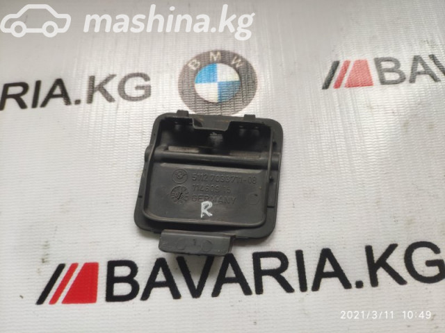 Spare Parts and Consumables - Заглушка буксировочная, E60, 51127119151