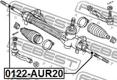 Запчасти и расходники - Тяга рулевая RH+LH Febest 0122AUR20