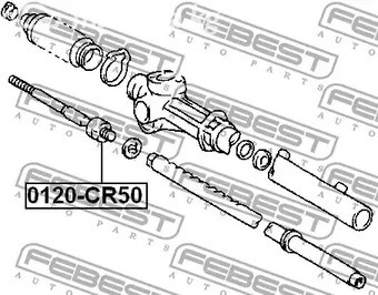 Spare Parts and Consumables - Тяга рулевая Toyota Lite/Townace 2.0i/2.2D/1.8i 96-07 FEBEST 0122CR50