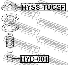 Запчасти и расходники - Отбойник амортизатора переднего Febest HYD001