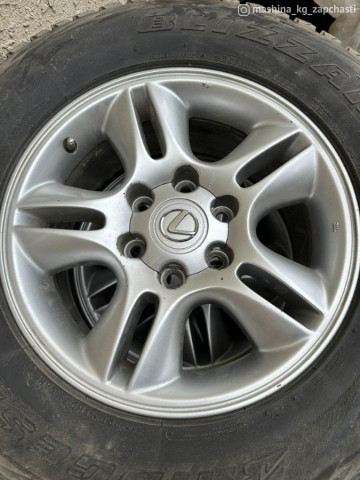 Wheel rims - Продаю диски с резиной на Лексус GX470. Диски в отличном состоянии, зимняя