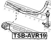 Spare Parts and Consumables - TSB-AVR19 ВТУЛКА ЗАДНЕГО СТАБИЛИЗАТОРА D19 TSB-AVR19 FEBEST Febest TSBAVR1