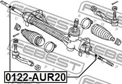 Авто тетиктер жана сарптоолору - Тяга рулевая Toyota Avensis Adt27/Zrt27 08> FEBEST 0122AUR20