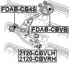 Spare Parts and Consumables - Опора шаровая правая Ford Kuga CBS 13> FEBEST 2120CBVRH