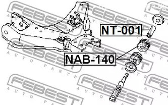 Spare Parts and Consumables - Втулка сайлентблока растяжки рычага Nissan Terrano WD21/R20 87>/King Cab D2