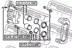 Запчасти и расходники - Р/к суппорта переднего Febest 0175GSU40F