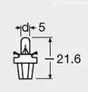 Запчасти и расходники - Лампа ORIGINAL LINE 1шт. 12V 2W B8.5d качество ориг. з/ч (ОЕМ) OSRAM 2722MF